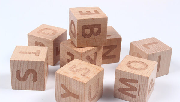 Wooden Spelling Blocks
